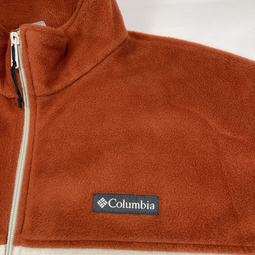 Columbia Full Zip Fleece Jacket Mens Size XXL  Zipped Pockets Adventure Outdoors - Picture 7 of 14